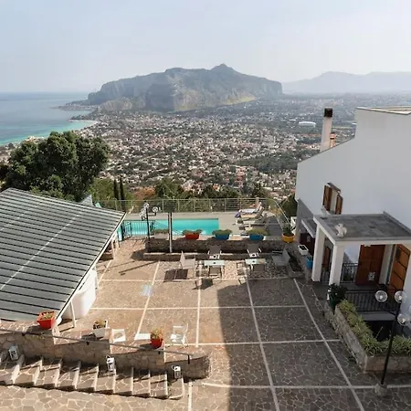 Villa Mondello Pool And View *